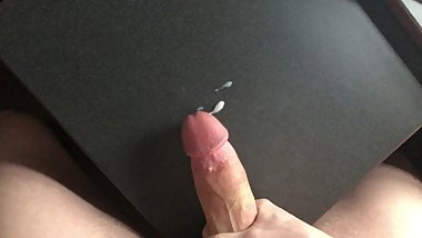 College teen THICK COCK CUMS in Dorm room