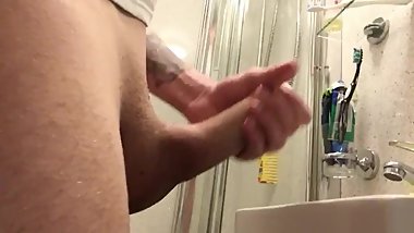 Playing with my cock