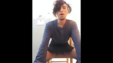 MASTURBATION ON A CHAIR