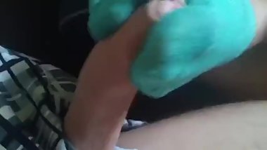 Sockjob in her ped socks