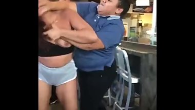 Phat Ass Sexy Latina Teen Pounded by Big-Bodied Autistic Dykes *FIGHT*