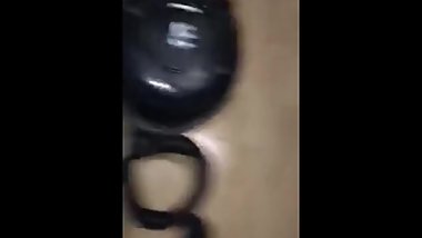 1  Vacuuming Peanuts from my table und some Paper + Vac Dick tease