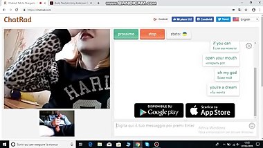 Omegle - Amiche ucraine aprono la bocca per il mio sperma