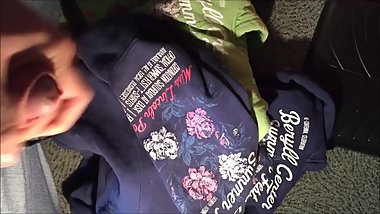 Jerking with my favourite hoodies