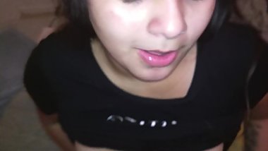 Small cumshot for a THICK 19 year old latina