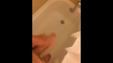 19 year old touching his throbbing cock