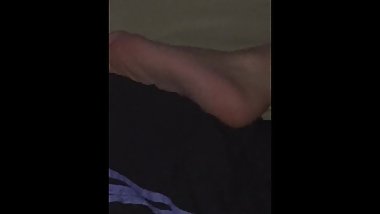 Sexy teenager feet sleeping