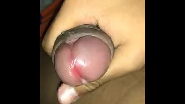 Teen jacking off