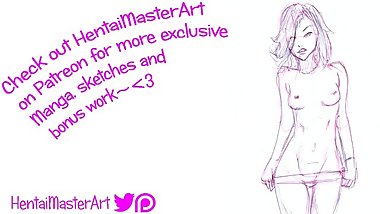 Quick Sketches: Emma Choice in panties fan art speed drawing
