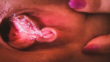 Cum Dripping out of Pussy Closeup