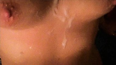 Morning Fucking Girlfriend and Cum on her Chest