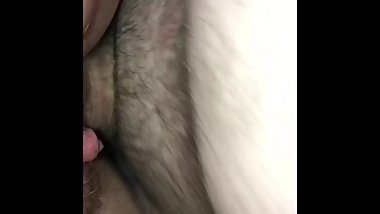 boyfriend fucks my young tight pussy and gives me a creampie