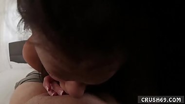 Milf punishes companion' companion's