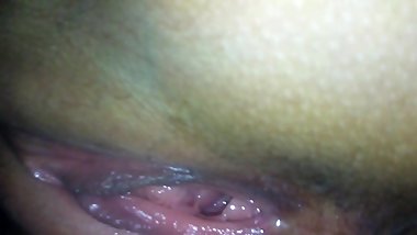 Tiny teen getting fucked creamy on the table by stranger while bf is out al