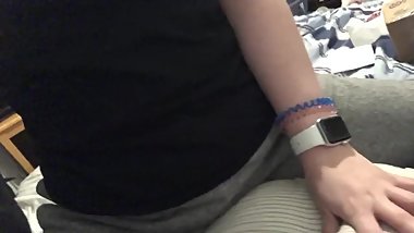 grinding my pussy against my pillow
