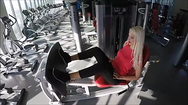 FUCKED AFTER GYM;ROUGH SEX POV CUM IN MOUTH