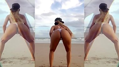 MC BANDIDA TODA GOSTOSA REBOLANDO NA PRAIA