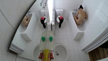 Petite teen caught on spy cam in the bathroom