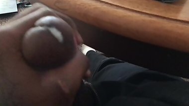 Masturbation Quickie while friend is in another room