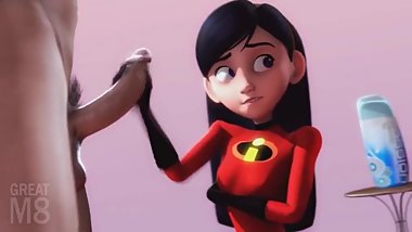 VIOLET HANDJOB FROM THE INCREDIBLES BY GREATM8