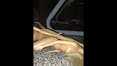 Hot teens scissoring