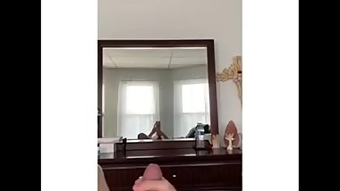 YOUNG TEEN JERKS OFF IN MIRROR PART 2