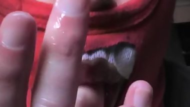 Deborah sucking licking her fingers after biting nails erotic blowjob asmr