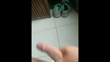 My long teen cock (with my girly moans) Part 2 Cumming