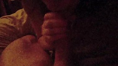 my tiny girlfriend blows bully's huge cock