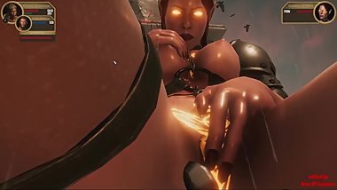 Goddess of Trampling Giantess Trailer (Giantess Pussy Breast Feet crush)