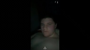 Chubby English footballer wanks on snapchat
