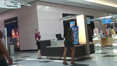 2 Sexy Girls in Skirts