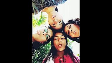 Tamil girls licking
