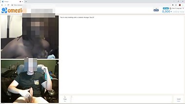 Young legal teen mesmerized by fat white cock on omegle