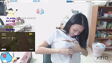 Taiwanese Cut Her Shirt [ Taiwan  Pure  Madarin ]