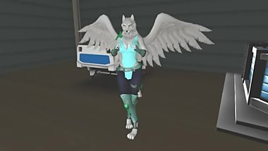 Spa with boss (Furry / yiff)