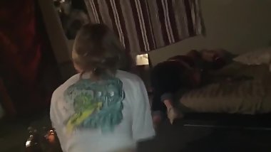 Blonde teen rides cock like a pro