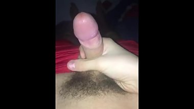Young teen boy wanks
