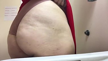 Chubby latina is naughty for Valentines day