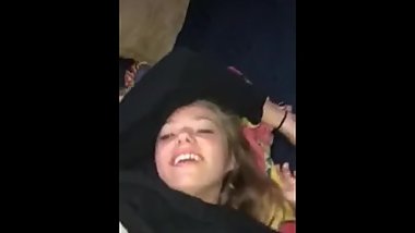 Making the Hot Blond Cum
