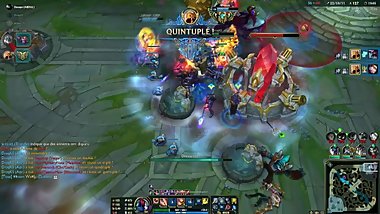 A bird  4 Colossus & 1 Little Yordle