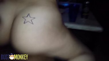 Snow Bunny Working that Dick