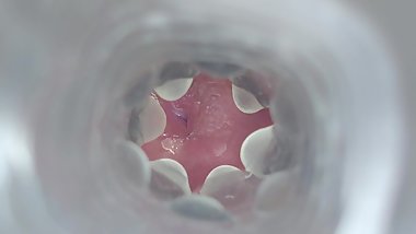 Teen Fleshlight Fuck and Internal Cumshot