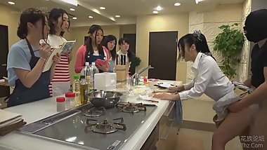 Married Women Cooking Class With Continuous Sex