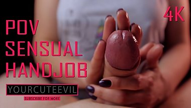 Happy unicorn loves to give you a SENSUAL POV HANDJOB with OIL 4K
