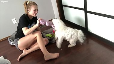 INDIGO WHITE - PLAYING WITH MY DOGS;ITâ€™S NOT SEXUAL YOU DEGENERATES