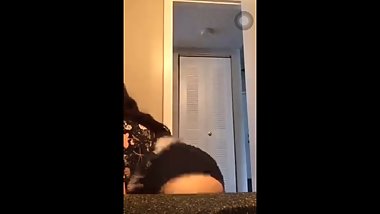 BBW LATINA twerking on periscope