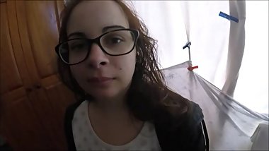 innocent teen gets fucked by bad boy ;creampie pussy fart
