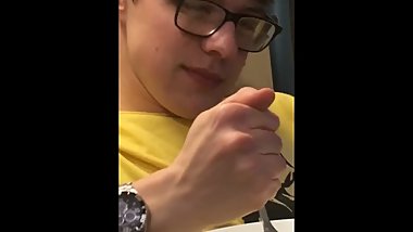Amateur uni student gets creamy surprise