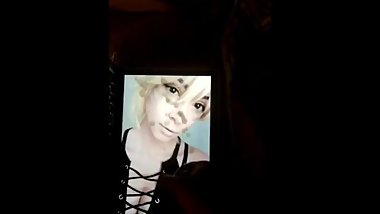 Another cumtribute blond girl